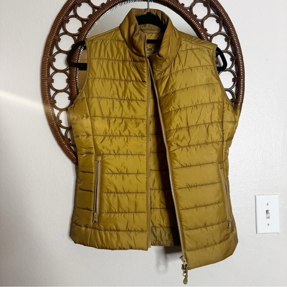 IBKUL Jackets & Blazers - Ibkul Quilted Puffer Vest yellow Mustard size S